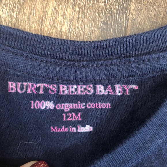 Burt’s Bees navy blue sleeveless top 12months - Picture 2 of 3